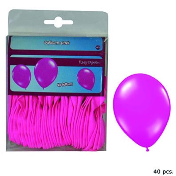 Balloon-Latex-Pnk-10"-40 pcs