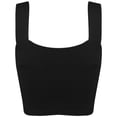 thumbnail image 4 of TiaoBug Women Crop Tank Top Summer Sleeveless Shoulder Strap Vest S-L, 4 of 7