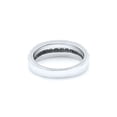 thumbnail image 7 of Rachel Koen Round Cut Diamond Mens Wedding Band 10k White Gold 0.40 Cttw Size 10, 7 of 7