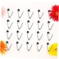 thumbnail image 3 of SHOWERORO 2000Pcs Black Nickel Plated Metal Safety Pins for Sewing Handwork Crafts Home Use, 3 of 8
