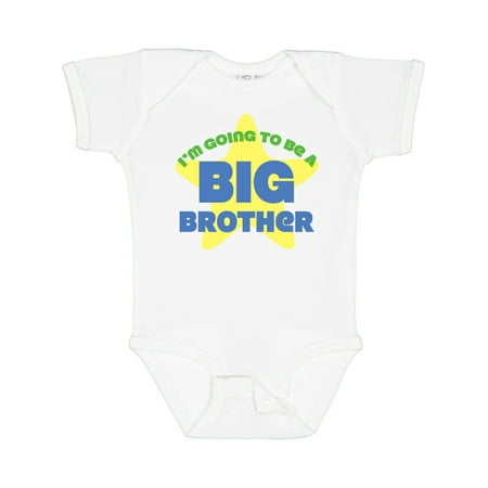 

Inktastic I m Going to Be a Big Brother Gift Baby Boy Bodysuit