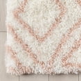 thumbnail image 4 of Well Woven Celeste Lagos Modern Shag Geometric Blush Thick 3'11" x 5'3" Area Rug, 4 of 7