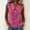 Hot Pink, variant on IUYRTFE Women's Sleeveless Collared Button Down Blouse Casual Solid Color Summer Top