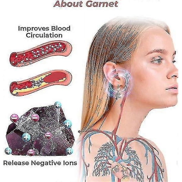 Pendientes de magnetógeno de flujo linfático, pendientes de germanio con magnetoterapia linfática, pendientes de terapia magnética de linfa, pendientes de acupuntura, drenaje linfático azul