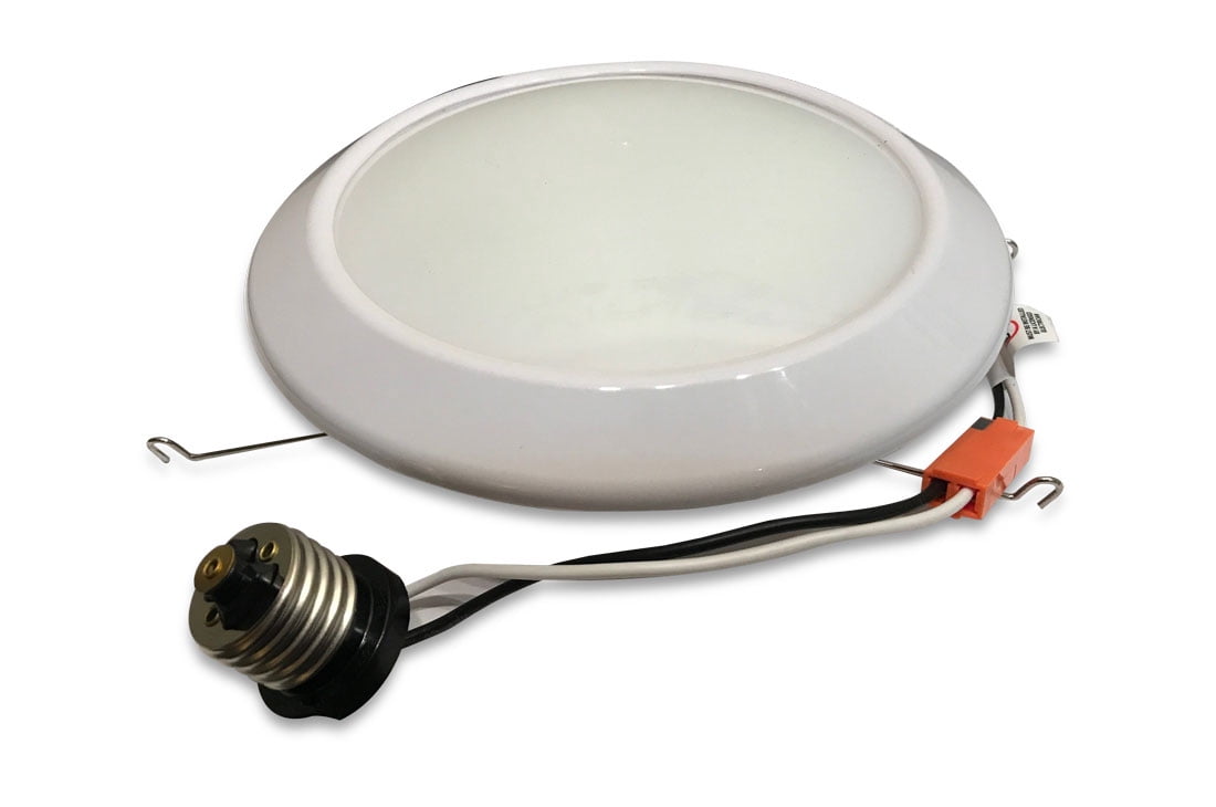 Viribright 75 Watt Replacement 6 Inch LED Universal Downlight Disc (6 Pack), Daylight 6500K, 1000+ Lumens, 90+ CRI