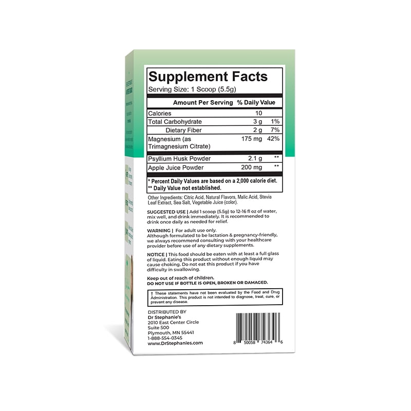 Dr. Stephanie's Milk Miracle Constipation Drink Mix, 20 Count