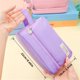 thumbnail image 4 of Large capacity pencil case double layer pencil case simple multifunctional pencil case stationery box, 4 of 5