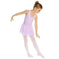 thumbnail image 4 of Arshiner Kid Girls Hollow Back Ballet Leotard with Skirt Sleeveless Dance Dresses, 4 of 8