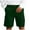 Green, variant on Havenre Men's Cargo Shorts Button Elastic Waistband Casual Relaxed Fit Stretch Work Shorts with Multi-Pockets Black XXXL