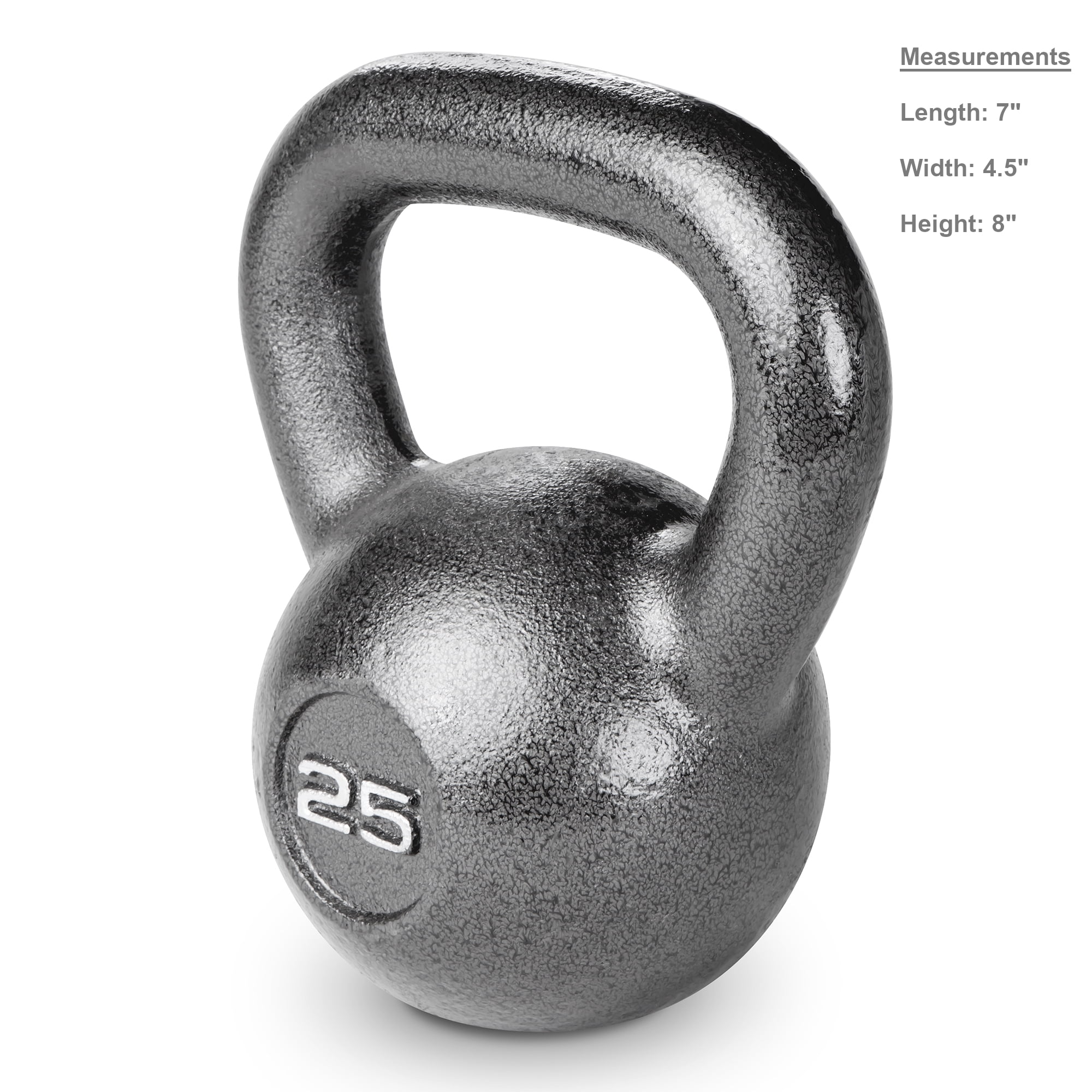 Marcy, 25lb Cast Iron Kettlebell, Single