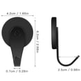 thumbnail image 2 of Heavy Duty Magnet Hook Pair Perfect for Storing Coats Keys Towels Easily, 2 of 10