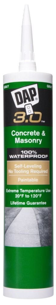 DAP 18370 3.0 Self-Leveling Concrete & Masonry Sealant, 9 oz, 6-Pack