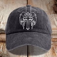 thumbnail image 3 of Womens Trucker Hat Classic Washed Casual Baseball Cap Adjustable Unisex Hat for Outdoor Sports and Daily Fashion, 3 of 3