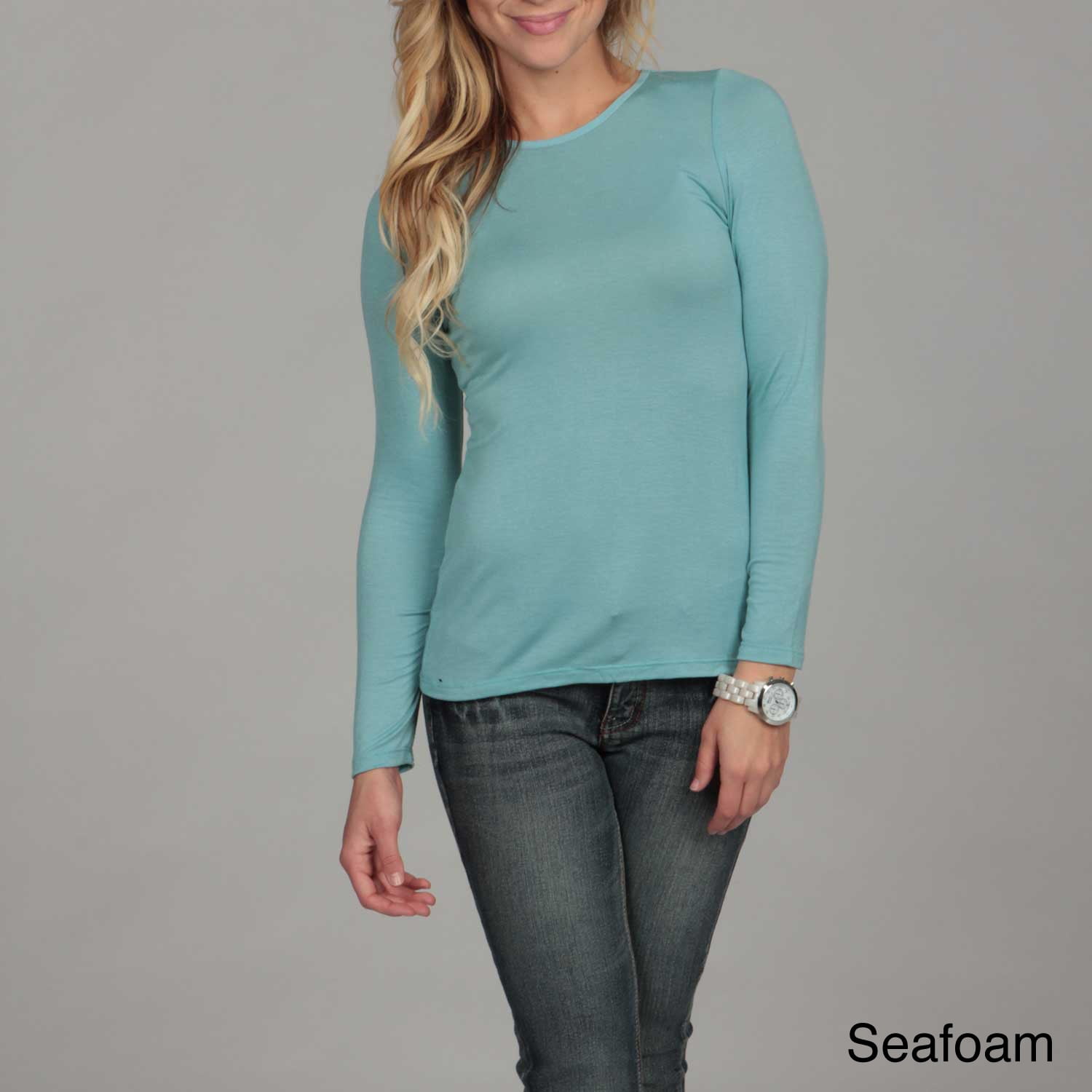 24/7 Comfort Women's Long Sleeve Knit Top