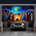thumbnail image 2 of Garage Banner Christmas Blue Banner Personality, 2 of 3