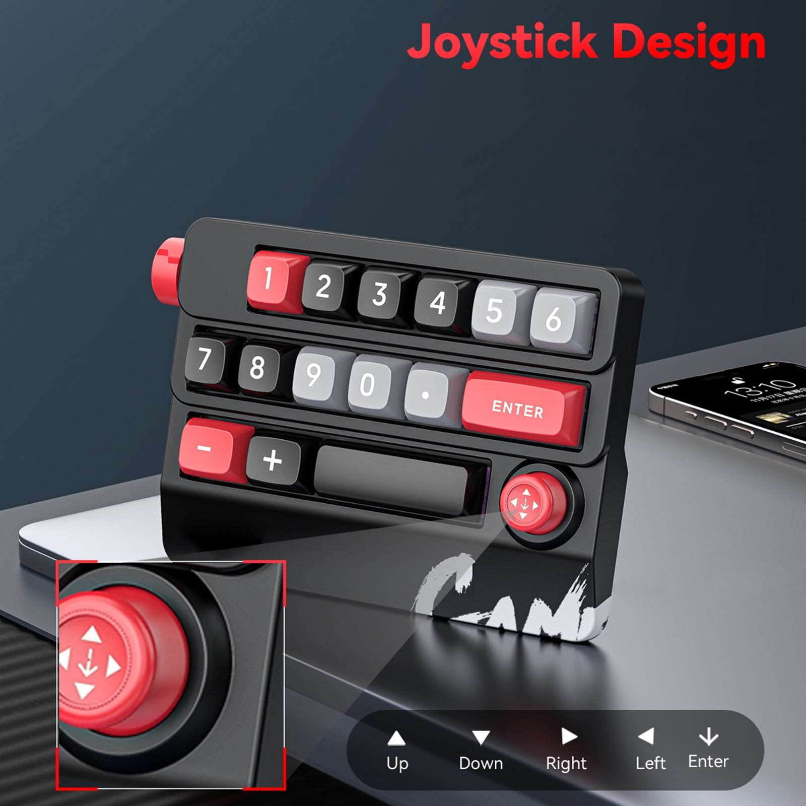 Mechanical Gaming Keyboard Customizable with Hot Swappable Switches Small Keypad