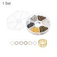 thumbnail image 3 of 600uds Abierto Salto Anillo Kit, 8mm O Anillo Conectores para Joyería Fabricación Bricolaje con Salto Anillos Abrir/Cerrar Herramientas, 1 Juego 6 Colores, 3 of 6