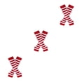 thumbnail image 4 of kurtrusly Ensemble de Gants Longs pour Cuisses Épaisses Doux et Respirant Grand Application Fabriqué en Polyester Bas Épais Rouges et Blancs 3Ensemble, 4 of 6