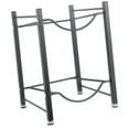 thumbnail image 3 of Estante para jarra de agua de 2 niveles, estante de almacenamiento extraíble para botellas de agua de 5 galones con patas ajustables, acero al carbono Gris, 3 of 8