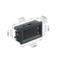 thumbnail image 2 of Xingzhi DC 0-100V Voltmeter Indicator Modification Universal Digital Voltage Meter Testing Device Circuit Accessory Detection Device Blue and green, 2 of 6