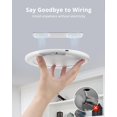 thumbnail image 2 of SHILIU-2Pack Battery Operated Ceiling Light LED Motion Sensor Rechargeable Ceiling Lamp Ultra-Thin with Remote Wireless for Closet Pantry Laundry Bathroom Shower IP44 7.48Inch Round, 2 of 4