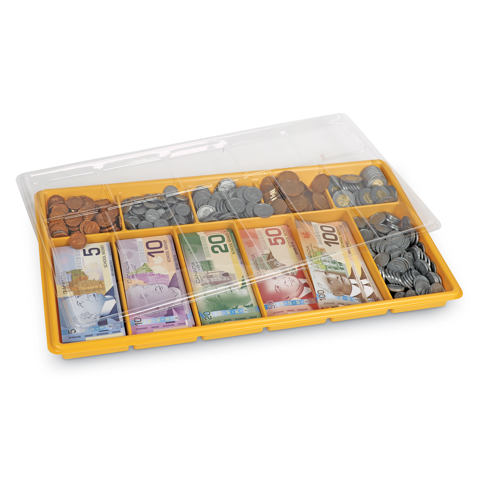 Learning Resources Canadian Classroom Money Kit, Play Money for Kids, Ages 5+