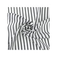 thumbnail image 4 of INSPIRE CHIC Women Stripes Print Square Scarves, 20.9x20.9" Satin Silky Neck Scarf Neckerchief Headband 20.9x20.9" Black White, 4 of 6