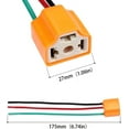 thumbnail image 2 of H4 HB2 9003 Connector Kit, 4PCS, Industrial-grade Ceramic Base Ensuring Ultra-high Heat Resistance, Compatible With 4"X6", 7"X6", 5"X7" Led Headlights, Easy Installation & Plug, 2 of 5
