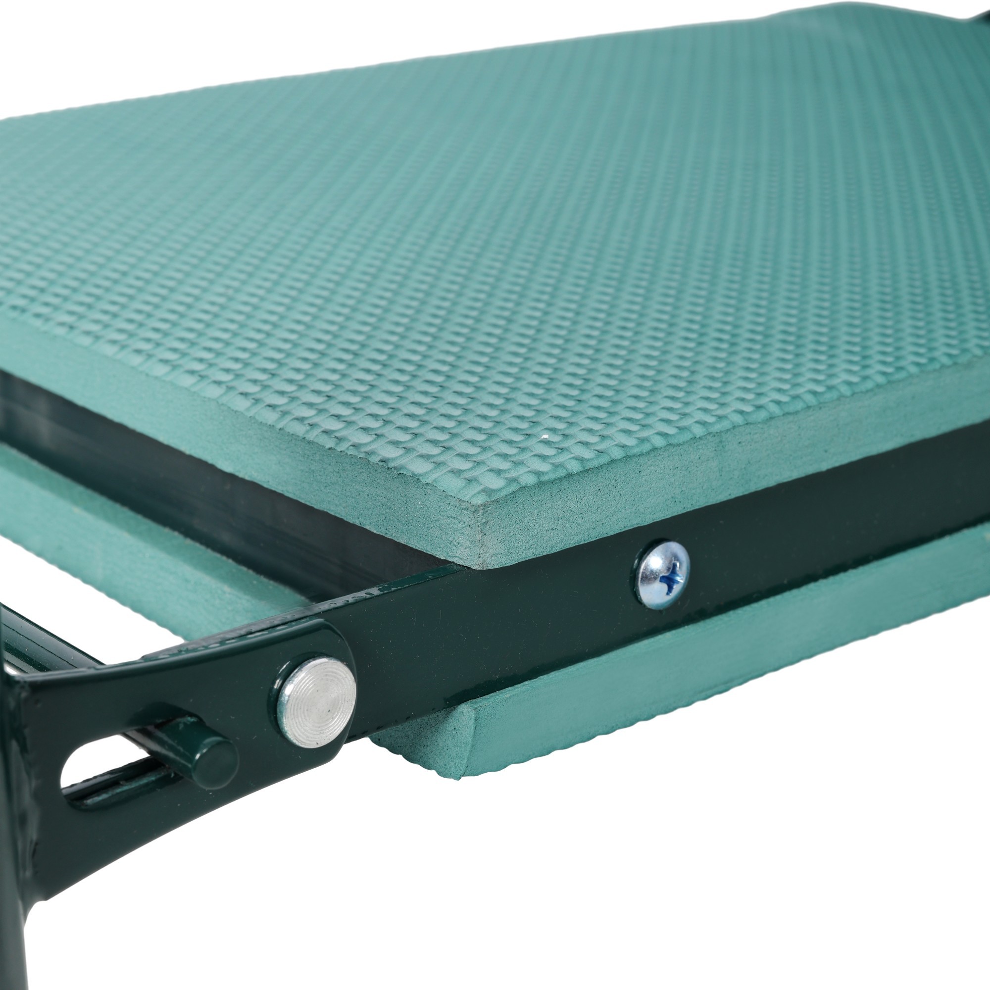 Leumius Foldable Garden Kneeler Seat with 2 Tool Pouches,Foldable Stool Heavy Duty Thick Gardening Bench for Kneeling and Seat