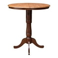 thumbnail image 3 of Pemberly Row 36" Round Dining Table With 12" Leaf in Brown, 3 of 8