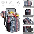 thumbnail image 5 of Travel Cooler Bag - Colorful and Black Of Leopard Print Camping Beer Cooler Backpack with Bottle Opener- Waterproof Insulated Picnic Backpacks - Cooler Bag for Beach, 5 of 6