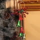 thumbnail image 3 of Santa Claus Campana de trineo de Navidad, guirnalda de campanas, colgantes decorativos, decoración de hierro, puerta de árbol para el hogar, 3 of 5