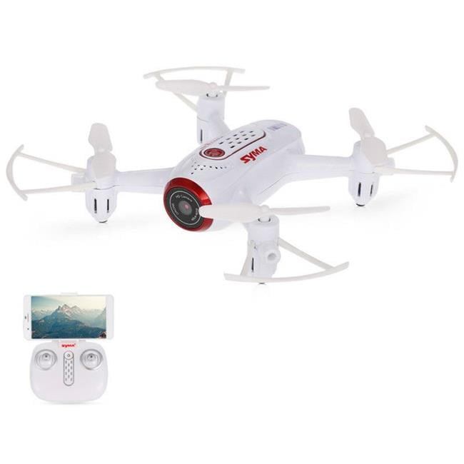 Syma X22W Wifi FPV Pocket Drone HD Camera Headless Mode White Walmart