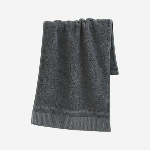 Cinvoph Hand Towels for Bathroom, Home Cotton Soft Highly Absorbent Hand Towel for for Bath, Hand, Face, Gym, Size 14" x 30", Gray