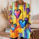 thumbnail image 1 of TaTaai Women’s Casual Round Neck Print Long Sleeve Blouse With Pockets Loose Fit Patterned T Shirts Soft Polyester Daily Holiday Travel Top Gift, 1 of 7