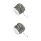 thumbnail image 1 of Moyic Cadena de cuentas de acero inoxidable resistente y duradera para hacer joyas Cadena de acero inoxidable Acero simple+negro Acero+negro 2piezas, 1 of 6