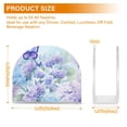 thumbnail image 3 of Butterfly Flowers Hydrangea Napkin Holder for Table Clear Napkin Stand Paper Holder Acrylic Organizer Dispenser Napkins for Dinner Kitchen Restaurant Room, 3 of 8