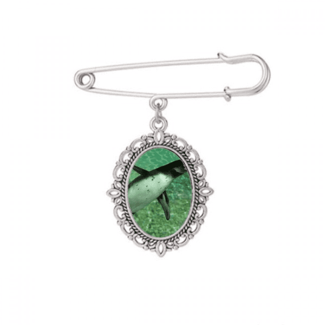 Broche Image Nature Pingouin du Sud de l'Eau Pingouin Épingle Chemise Châle Clips