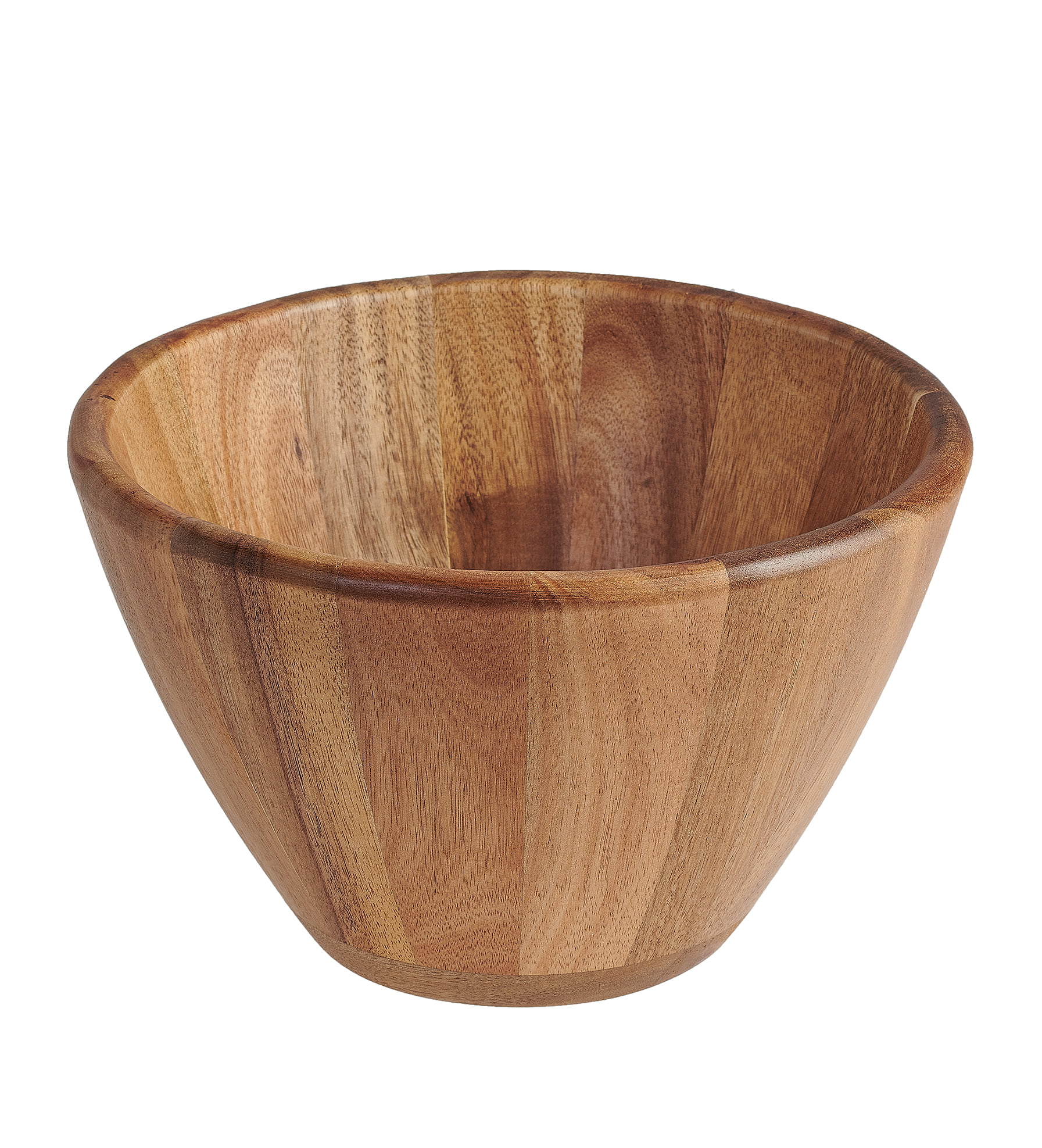 Decorative Bowl Centerpiece Large Serving Salad Wood Bowl Dark Brown 12”x3.5" 