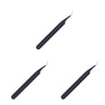 thumbnail image 4 of Seitruly Pinzas para uñas de acero inoxidable, cabeza angular antiestática, herramientas adhesivas para manicura, mango antideslizante, suministros para Type1 NO1 Seitruly CBP221320, 4 of 6