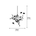 thumbnail image 3 of Harpi Wall Decals Clearance Tree Branch Wall Decals Bird Flying Bird Wall Decal Peel and Stick Birdcage Wall Decals Removable Vinyl Wall Stickers for Bedroom Living Room Decor, 3 of 8