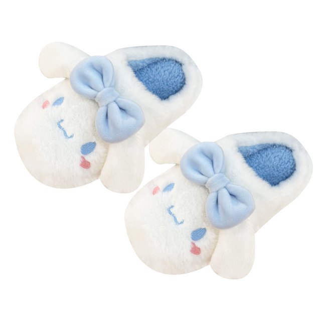 Zapatilla cómoda, cálida, transpirable, suave, para el hogar, sandalias para mujer para dormitorio, perro blanco 40-41