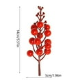 thumbnail image 4 of zhangmingg Choix de Baies Rouges DIY Floral pour Mariage Vacances Hiver Arrangements de Maison, 4 of 6