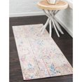 thumbnail image 2 of Unique Loom 3143299 2 ft. 7 in. x 8 ft. 2 in. Prado Basilica Runner Rug, Light Green, 2 of 2