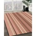 thumbnail image 3 of Ahgly Company Machine Washable Indoor Rectangle Transitional Light Salmon Rose Pink Area Rugs, 5' x 7', 3 of 7