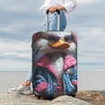 thumbnail image 5 of Cauagu Lady Duck Print Travel Luggage Cover,Travel Dust-proof Suitcase Cover Softside Suitcase Protector for 18-32inch,Not Included Suitcase, 5 of 8