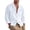 j-White257, variant on LIIPEE Men Shirts Casual Long Sleeve Lapel Solid Color Linen Cardigan Shirt Male Loose Fit Fashion Buttons Tops Comfortable Breathable Soft Daily Shirts,Black,L