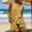 Yellow, variant on Xdegoge 2 Piece Sets for Women Summer Sleeveless Linen Scoop Neck Matching Set Tank and Shorts Casual Breathable Solid Loose Travel Outfits