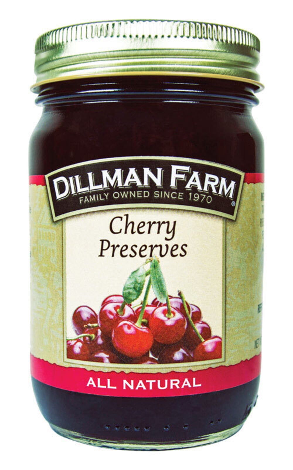 Dillman Farm All Natural Cherry Preserves 16 oz. Jar