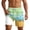 Light Green@GC@, variant on CONZONE Mens Swim Trunks With Mesh Liner Ice Cream Graphic Board Shorts for Men Elastic Waist Drawstring Lightweight Quick Dry Summer Beach Swim Shorts